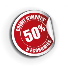 Crédit d'impôt 50% d'économies !