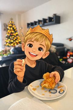 👑✨ Aujourd’hui avec les enfants…